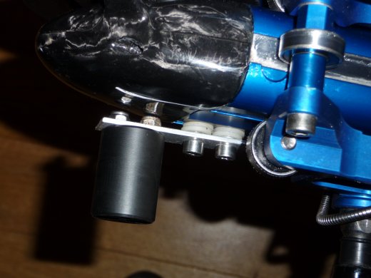 Bevestiging koplamp Rowingbike 209 (detail bovenkant)