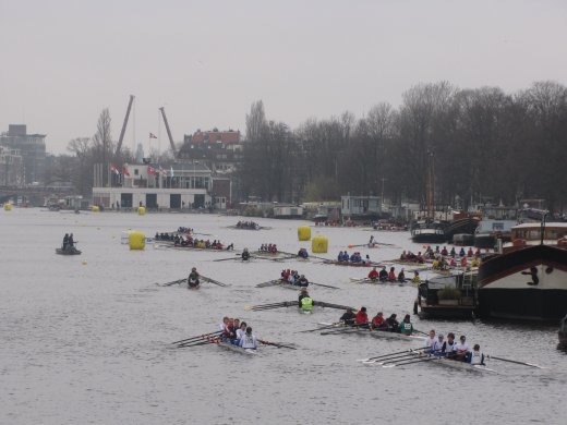 Head of the River Amstel (2012) - queuing