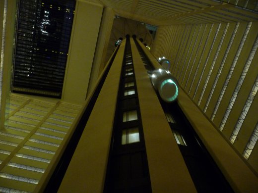 New York - Marriott Marquis elevators