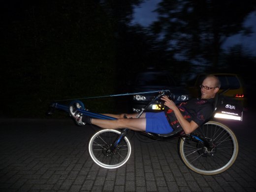Op de Thys 209 (prototype) roeifiets
