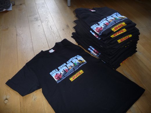 ROAM t-shirts (front)